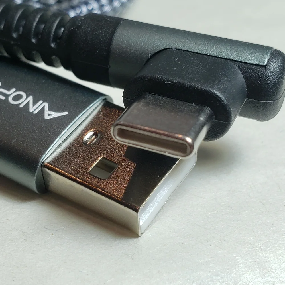 Ainope Type-C USB Grey Charging Cable 6.6ft